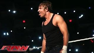 Watch Dean Ambrose calls out Bray Wyatt: WWE Raw, October 27, 2014 Video