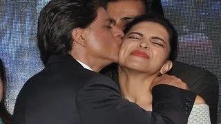 Watch Shahrukh Khan KISSES Deepika Padukone in PUBLIC | Sharabi Happy New Year SONG LAUNCH Video