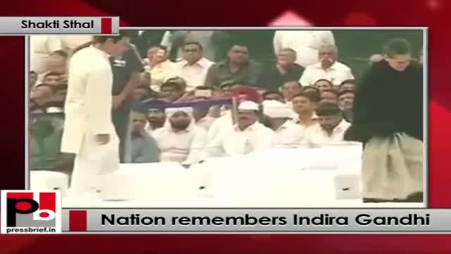 Watch Sonia Gandhi, Rahul Gandhi pay tribute to former PM Indira Gandhi on 30th death anniversary Video