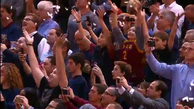 Watch NBA: Lebron and The Chalk Toss are Back in Cleveland Video