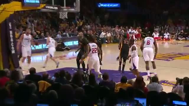 Watch NBA: Kobe Bryant Strikes with a 180-Degree Dunk Video