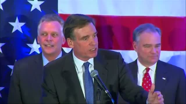 Watch Warner Declares Success, Race Too Close to Call Video