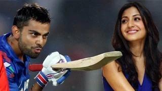 Watch Virat Kohli BLOWS A KISS to Anushka Sharma at India V/S Sri Lanka 2014 MATCH Video