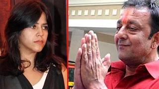 Watch Ekta Kapoor DENIES Rumors Of Filing Lawsuit Against Sanjay Dutt Video