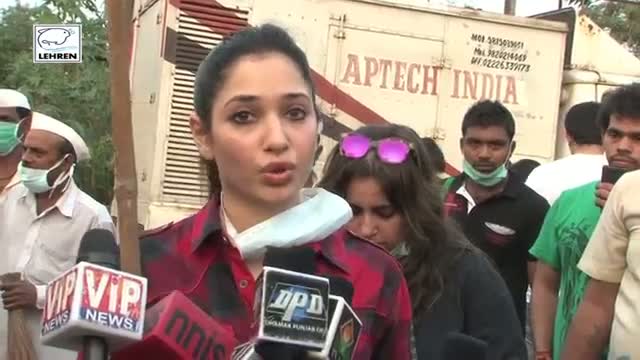 Watch Tamannaah Bhatia Takes Swach Bharat Abhiyan Challenge Video