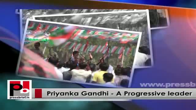 Watch Young, charismatic and Energetic Priyanka Gandhi Vadra - a leader with innovative ideas Video