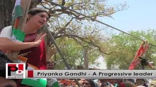 Watch Young and Charismatic Priyanka Gandhi Vadra-perfect mass leader Video