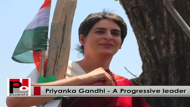 Watch Young Priyanka Gandhi Vadra - charismatic Congress leader like Indira Gandhi Video