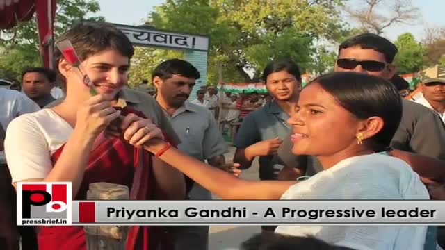 Watch Charming personality Priyanka Gandhi Vadra - resides in peopleÃ¢â‚¬â„¢s hearts Video