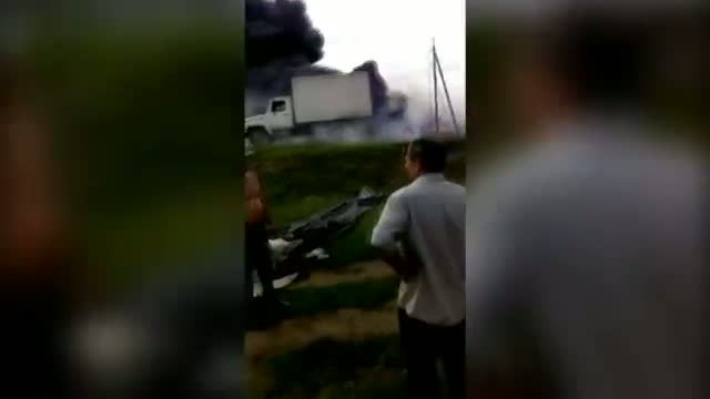 Watch Video Captures MH17 Crash Aftermath Video