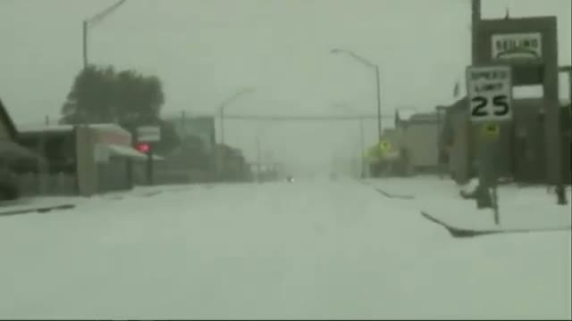 Watch Wintry Weather Hits Southern Plains Video