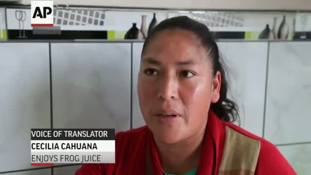 Watch Peru's 'frog Juice' Claims Big Health Benefits Video