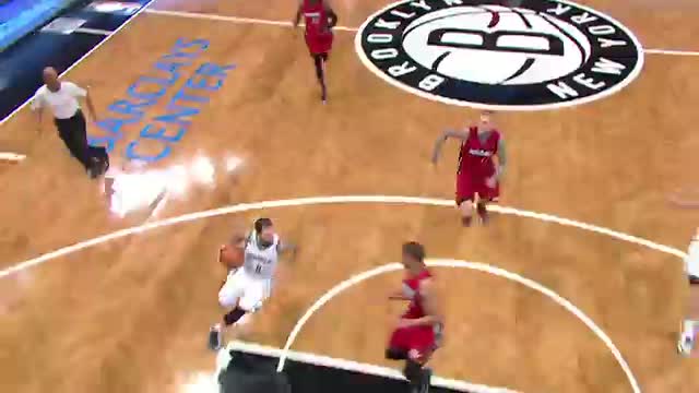 Watch NBA: Deron Williams with the Fancy Behind the Back Assist Video