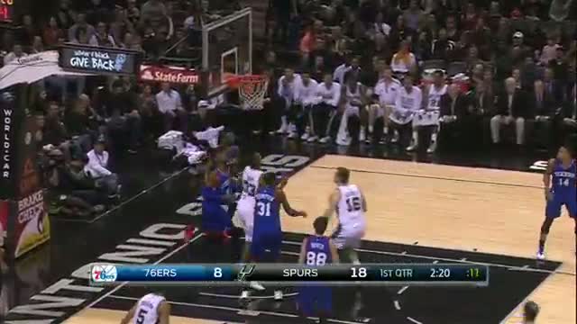 Watch NBA: 76er vs. Spurs: November 17th Video