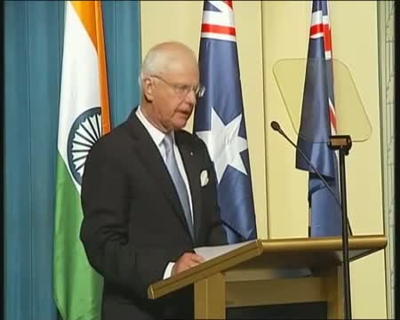 Watch Just bifore PM's Address to Australian Business Leaders Video