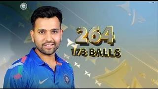 Watch History been made.. Rohit Sharma scores 264 runs in ODI Video