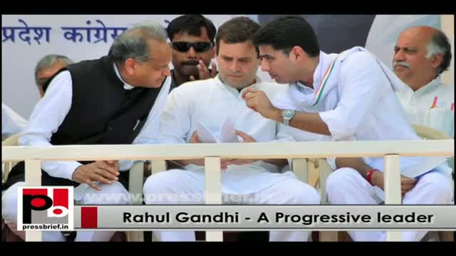 Watch Rahul Gandhi - Young mass leader who not only preaches but delivers too Video