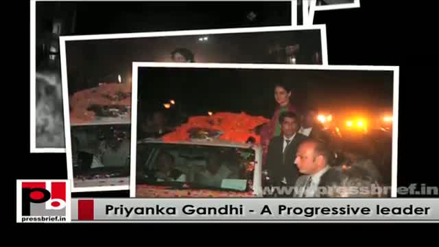 Watch Priyanka Gandhi - genuine personality, energetic and inspiring Congress campaigner Video