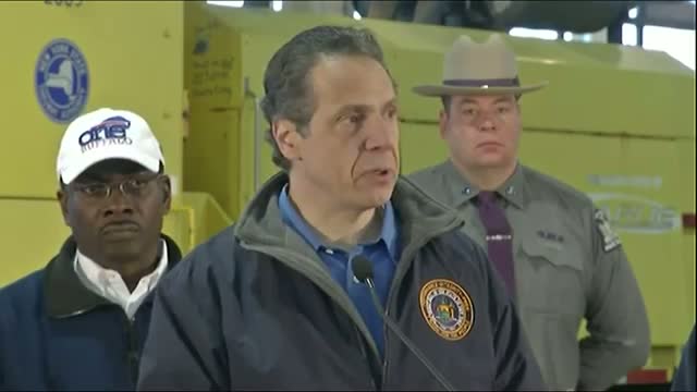 Watch Gov. Cuomo on Snowstorm: 'We're Still Not Home' Video