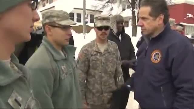 Watch Gov. Cuomo Tours Snow-ravaged NY Towns Video