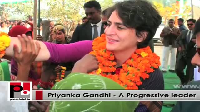 Watch Priyanka Gandhi-Charming and Energetic-Young Congress campaigner Video