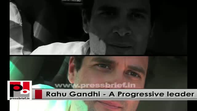 Watch Congress VP Rahul Gandhi - young progressive leader with innovative vision Video