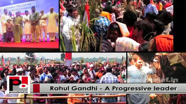 Watch Congress VP Rahul Gandhi - a leader who has progressive ideas and innovative vision Video