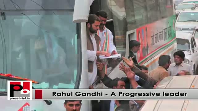 Watch Congress VP Rahul Gandhi - progressive and genuine leader never hungry for power Video