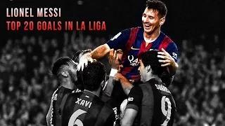 Watch Lionel Messi - Top 20 La Liga Goals 2004-2014 Video