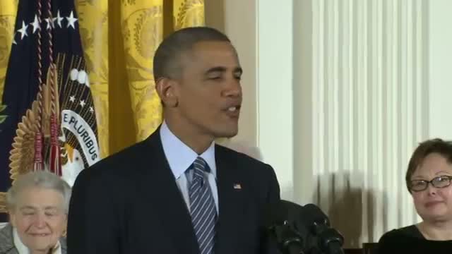 Watch President Awards Medal of Freedom to 18 Video
