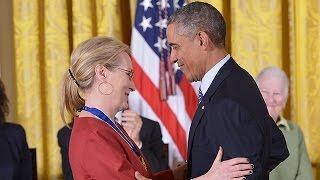 Watch MERYL STREEP Earns Presidential Medal of Freedom Video