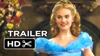 Watch Cinderella Official Trailer #1 (2015) - Helena Bonham Carter, Lily James Disney Movie HD Video