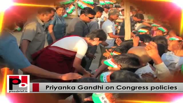 Watch Young and energetic Congress leader - Priyanka Gandhi Vadra Video