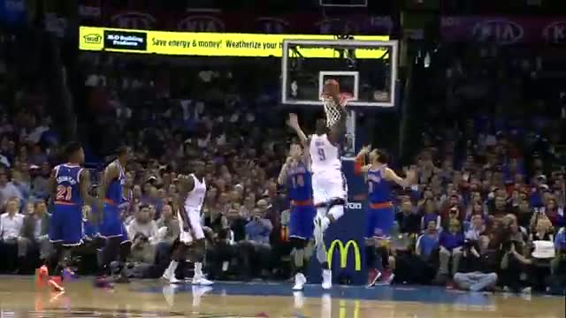 Watch NBA: Serge Ibaka Clears for Takeoff and Slams It Home Video