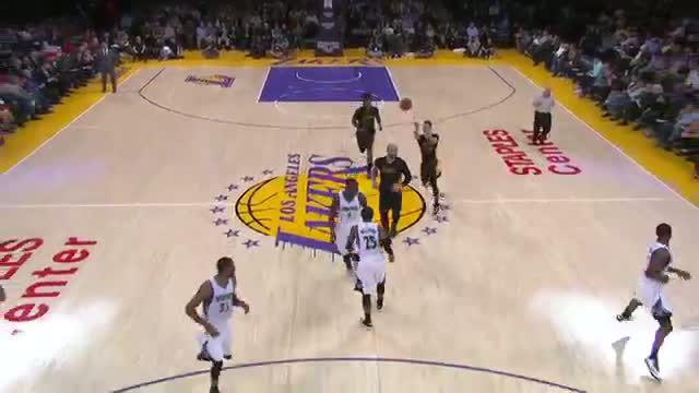 Watch NBA: Jeremy Lin Connects with Wesley Johnson for the Long Distance Oop Video