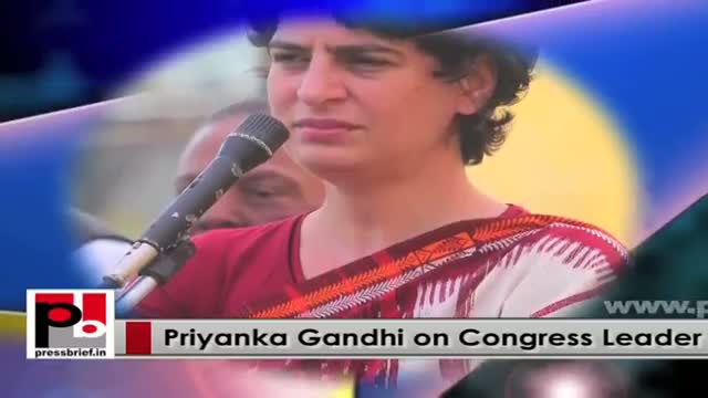 Watch Charming and charismatic Priyanka Gandhi Vadra - progressive Congress leader Video