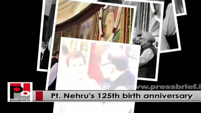 Watch Sonia Gandhi, Rahul Gandhi pay tributes to Pt Nehru at Shantivan on his 125th birth anniversary Video