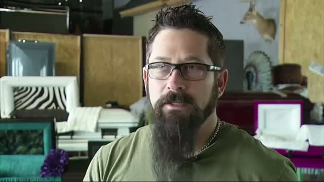 Watch Texas Man Customizes Caskets for Fire Victims Video
