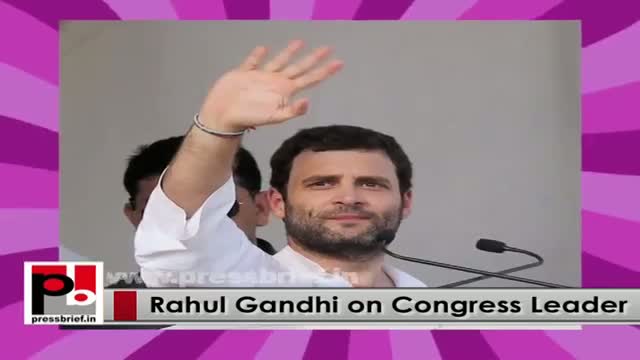 Watch Progressive Congress leader Rahul Gandhi - leader with an innovative vision Video