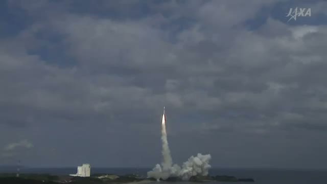 Watch Japan Launches Rocket to Blow Crater  Video
