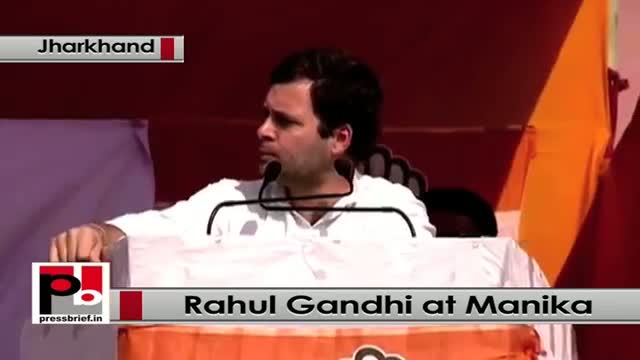 Watch Jharkhand polls: Rahul Gandhi addresses poll rally in Manika, attacks BJP Video