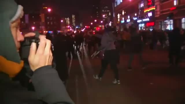 Watch Protests Outside NYC's Barclays Center Video Video