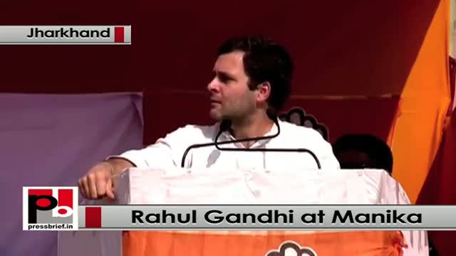 Watch Jharkhand polls: Rahul Gandhi attacks Modi govt in poll rally in Manika Video