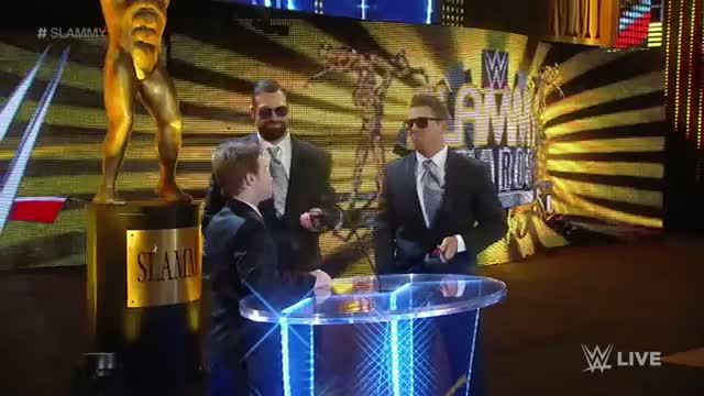 Watch WWE: Ã¢â‚¬Å“This is AwesomeÃ¢â‚¬Â Moment of the Year: 2014 Slammy Award Presentation Video