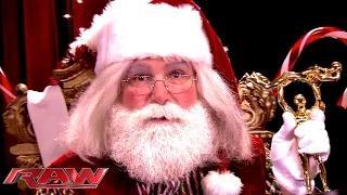 Watch Santa Claus has a special message for holiday shoppers: WWE Raw, December 8, 2014 Video