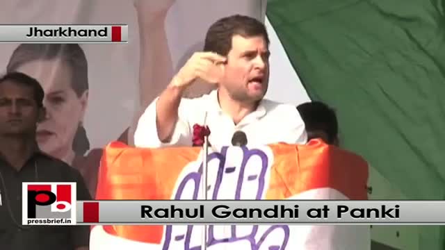 Watch Jharkhand polls: Rahul Gandhi addresses poll rally in Panki, hits out at Modi govt Video