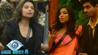 Watch Bigg Boss 8: RJ Malishka Mocks Dimpy Ganguly Video Video