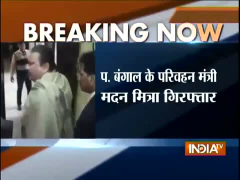 Watch CBI arrests West Bengal Transport Minister Madan Mitra in the multi-crore Saradha chit fund scam video Video