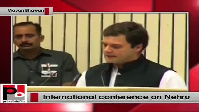 Watch At International Conference on Nehru, Rahul Gandhi urges Modi to respect opposition Video