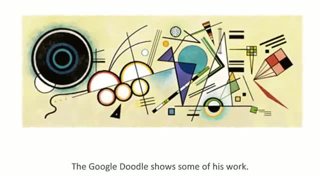 Watch Google Doodle Commemorates Russian Painter Wassily Kandinsky Video Video